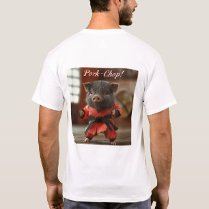Zwart Belt Knorretje T-shirt