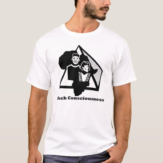 zwart bewustzijn t-shirt (Voorkant)
