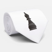 Zwart bisschopsmaakstuk stropdas (Opgerold)