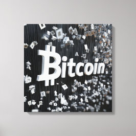 Zwart Bithoekje Canvas Afdruk