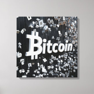 Zwart Bithoekje Canvas Afdruk