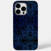 Zwart-blauw aanjager, uniek esthetisch Case-Mate iPhone case (Achterkant)