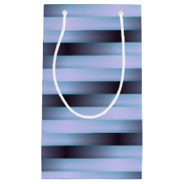 Zwart Blauw en Paars Weefpatroon Klein Cadeauzakje