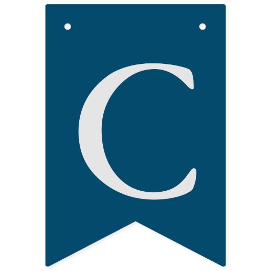 Zwart Blauw Foto Gefeliciteerd Afstudeerder Afstud Vlaggetjes (Tweede vlag)