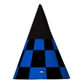 Zwart-blauw - Italiaanse football club - Inter Feesthoedjes (Rechts)