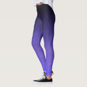 Zwart blauw rustige ombre donker leggings (Links)