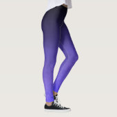 Zwart blauw rustige ombre donker leggings (Rechts)