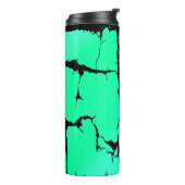 zwart blauw thermosbeker (Gedraaid links)