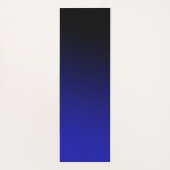 Zwart blauwe gradiënt  yogamat (Achterkant)