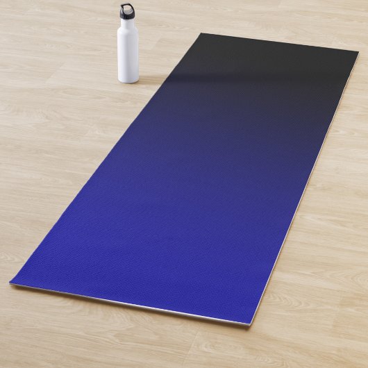 Zwart blauwe gradiënt  yogamat