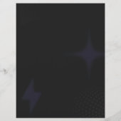 Zwart Blauwe Moderne Fotografie Service Prijslijst Flyer (Achterkant)