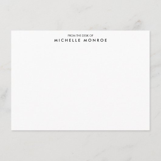 Zwart Bloemen Gouden Tekst Dank je kaart Notitiekaartje (Achterkant)