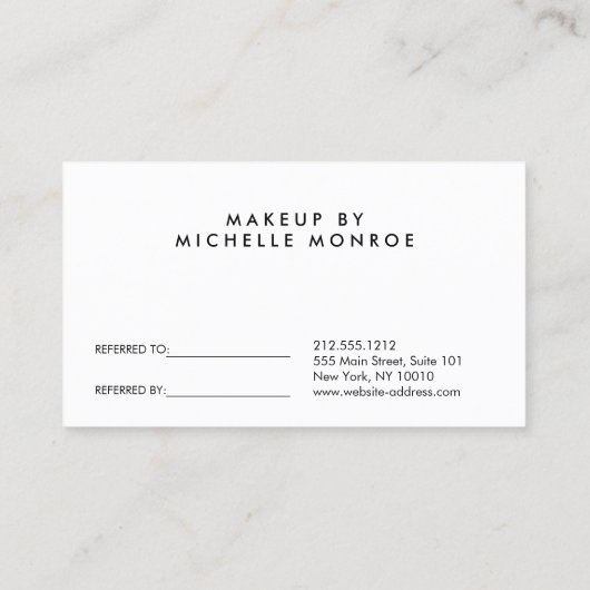 Zwart Bloemen Roos Gouden Tekst Salon Verwijzing K (Achterkant)