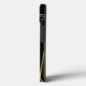 Zwart bloemenmasker Case-Mate iPhone case (Achterkant / Links)