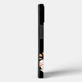 Zwart bloemmasker Case-Mate iPhone case (Achterkant / Rechts)