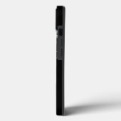 Zwart bloemmasker Case-Mate iPhone case (Achterkant / Links)