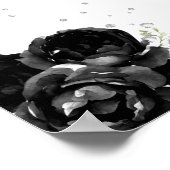 Zwart Blond Haar Prinses Verjaardag Welkom Poster (Hoek)