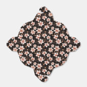 Zwart Blush Roze Rose Goud Bloemen Bedankdoosjes (Uitgevouwen)