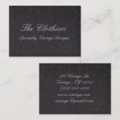  zwart boek visitekaartje (Voorkant / Achterkant)