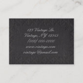  zwart boek visitekaartje (Achterkant)