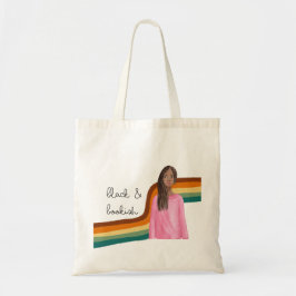 Zwart boekenbrood voor Tieners, vrouwen Tote Bag