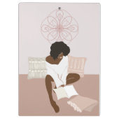 Zwart boekje klembord (Achterkant)