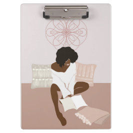 Zwart boekje klembord