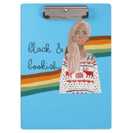 Zwart boekje klembord