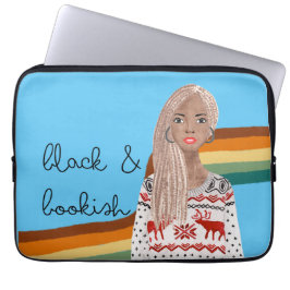 Zwart boekje laptop sleeve