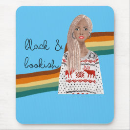 Zwart boekje muismat