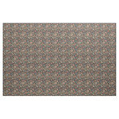 Zwart Boheems Bloemenweefsel Stof (Yard (91,4 cm))