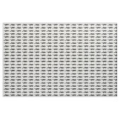 Zwart Bold Mod GoGo Meisjes Stof (Yard (91,4 cm))
