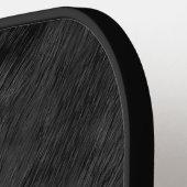 Zwart bonpatroon pickleball paddle (Links Detail)