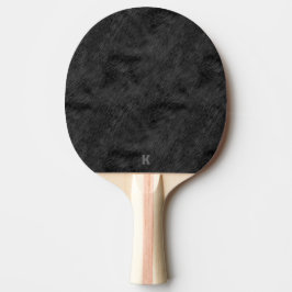 Zwart bonpatroon tafeltennisbatje
