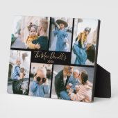 Zwart bord met aangepaste familiefoto sjabloon fotoplaat (Zijkant)