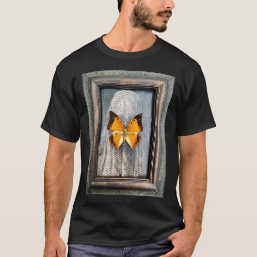 Zwart-Bordered Charaxes Butterfly T-shirt (Voorkant)
