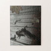 Zwart bos legpuzzel (Verticaal)