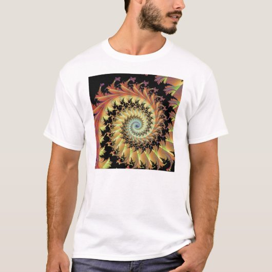 zwart bos met uil t-shirt (Voorkant)