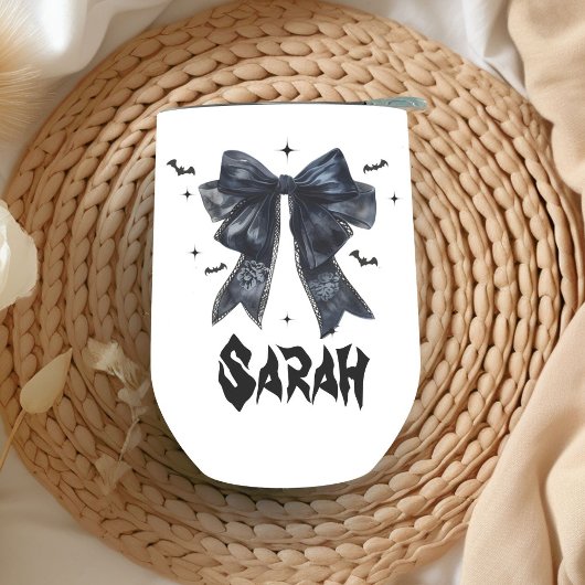 Zwart Bow Gotisch Tas Bachelorette Bruidsmeisje ca