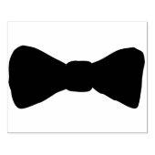Zwart Bow Stropdas Rubber Stamp Rubberstempel (Afrduk)