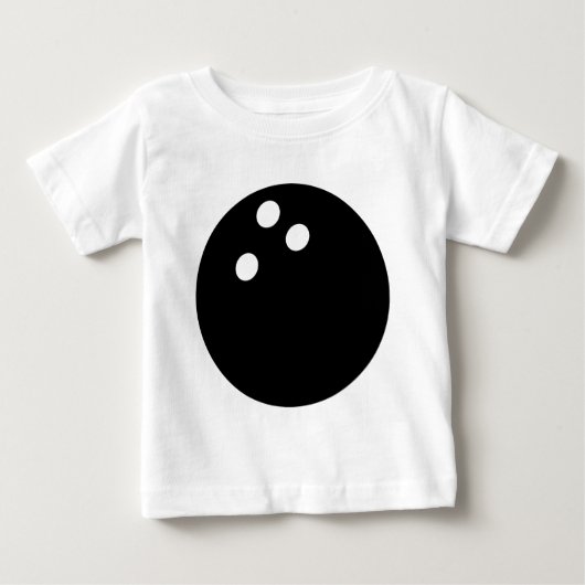 zwart bowlingbalpictogram (Voorkant)