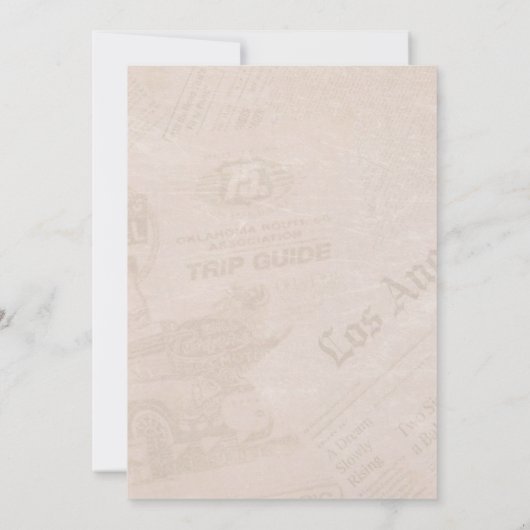 Zwart  Breaking Nieuws Verjaardag Kaart (Achterkant)