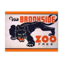 zwart briefkaart