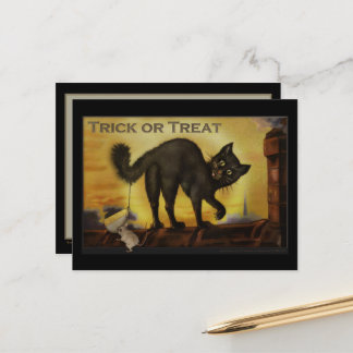  zwart Briefkaart