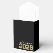 Zwart & Brons Goud Fotocollage Filmstrip Bedankdoosjes (Geopend)