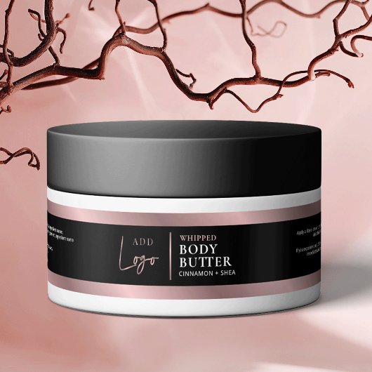 Zwart & Brons Roos Goud 4 OZ Pot Productlabel