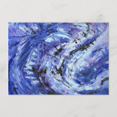 Zwart Bruiloft Kunst Accommodaties Informatiekaartje (Achterkant)