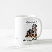 Zwart & Bruin Berner Sennenhond PERSONALISEREN Koffiemok (Voorkant rechts)