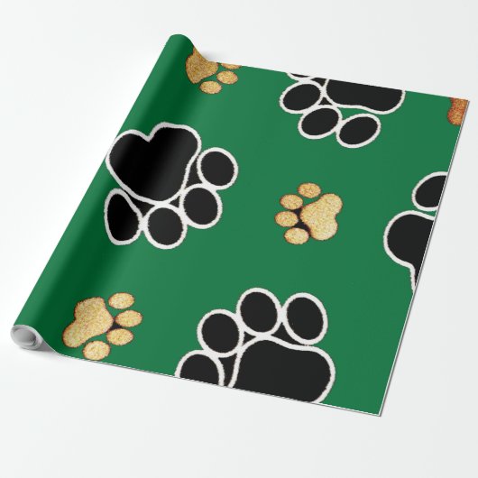 Zwart-bruin en bruin papier voor honden (Uitgerold)