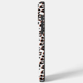 Zwart bruin en wit luipaardprint Case-Mate iPhone case (Achterkant / Links)